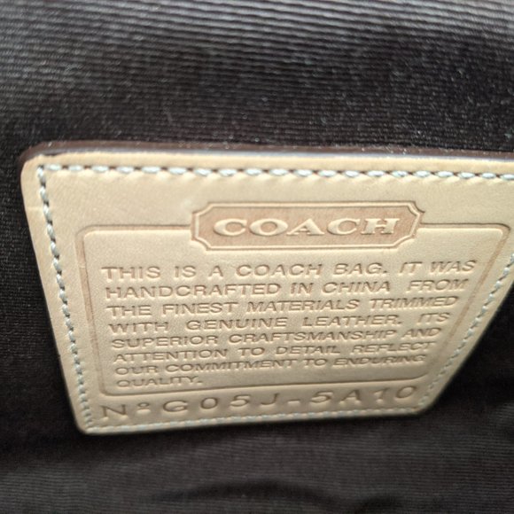 Authentic Coach Canvas Bag - Picture 4 of 6
